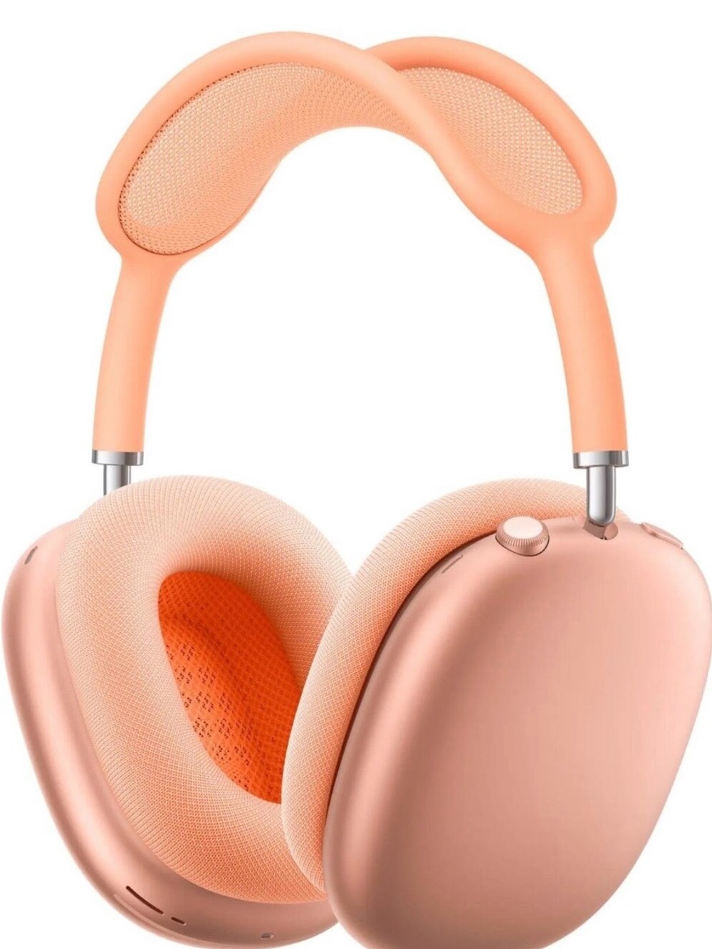 Wireless Bluetooth Over-Ear Noise Cancellation Headphones in Peach Coral Dupe
